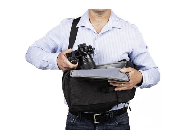 Think Tank Urban Access 8, Ryggsekk, 1 x ungripped Mirrorless body 2–3 lenses, Skulderrem, Sort