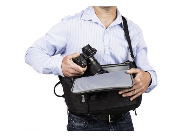 Think Tank Urban Access 8, Ryggsekk, 1 x ungripped Mirrorless body 2–3 lenses, Skulderrem, Sort