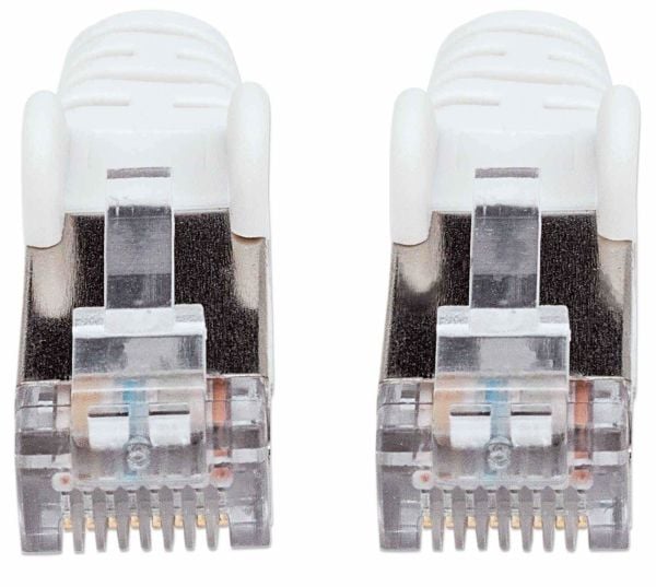 Intellinet 741903, 0,25 m, Cat7, S/FTP (S-STP), RJ-45, RJ-45, Hvit