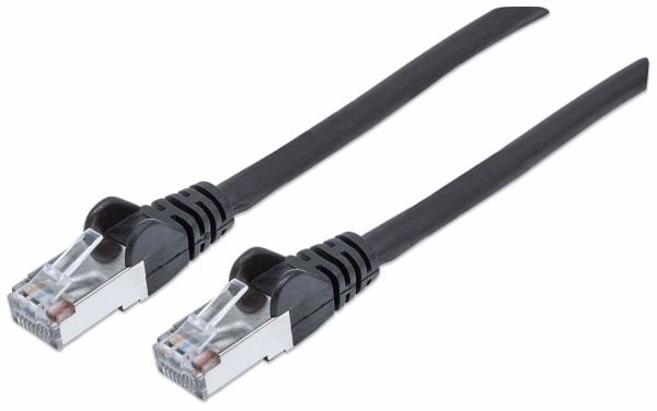 Intellinet 740937, 5 m, Cat7, S/FTP (S-STP), RJ-45, RJ-45, Svart