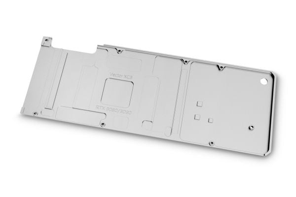 EK Water Blocks 3831109832677, Bakplate, Nickel, Sølv