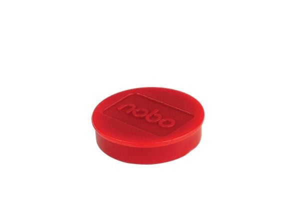 Nobo Whiteboard magneter 32 mm, pakke med 10 stk., Whiteboard-magnet, Rød, 32 mm, 18 mm, 32 mm, 160 mm