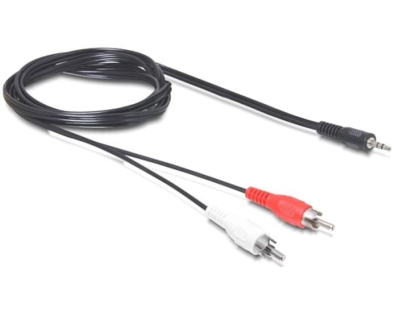 Delock - Audiokapel - RCA x 2 han til stereo mini-jackstik han - 10 m - lajittelu