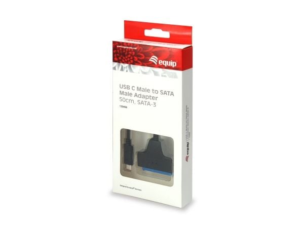 Equip 133456, Sort, 6 Gbit/s, 50 mm, 150 mm, 500 mm, 50 g