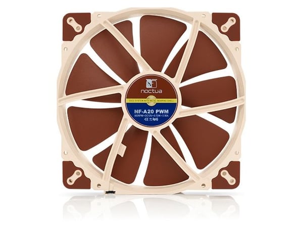 Noctua NF-A20 - Sisäosa tuulettimella - 200 mm
