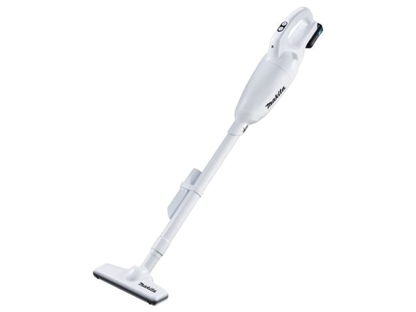 Makita CXT CL108FDSAW - Støvsuger - pinne/håndholdt (2-i-1) - uten pose - uten kabel - hvit - 1 batteri, inkludert lader