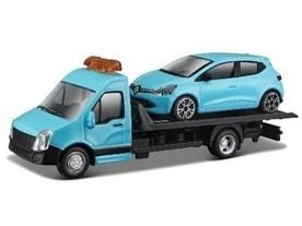 Bburago Metal Model Tow Truck Street Fire Flatbed