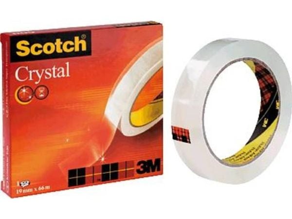 Scotch C6001966 tape Scotch Crystal Clear 600 transparent (L x B) 66 m x 19 mm 1 stk
