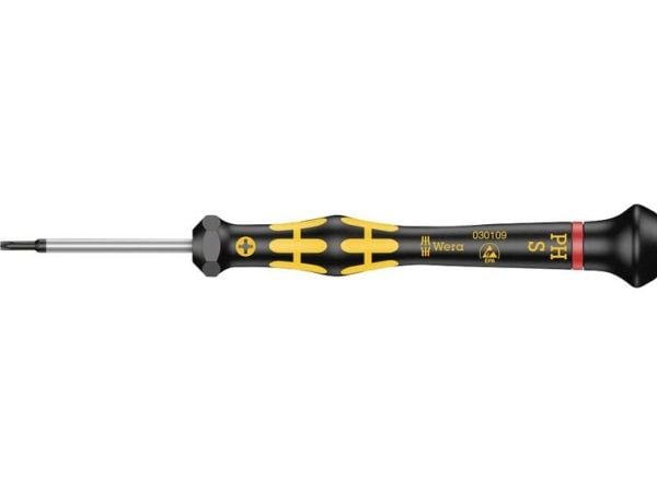 Wera 1550 PH S ESD Micro, 18 mm, 18 mm, 137 mm, 13 g, Sort, Rød, Gult, Tsjekkisk Republikk