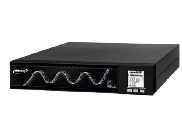 INFOSEC E3 Performance 1100 RT - UPS - AC 220/230/240 V - 1100 VA - enkeltfase - USB, RS-232 - utgangskontakter: 8