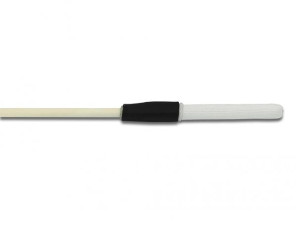 Delock - Fiberoptikkrensepinne - 15 cm - hvit (en pakke 5)