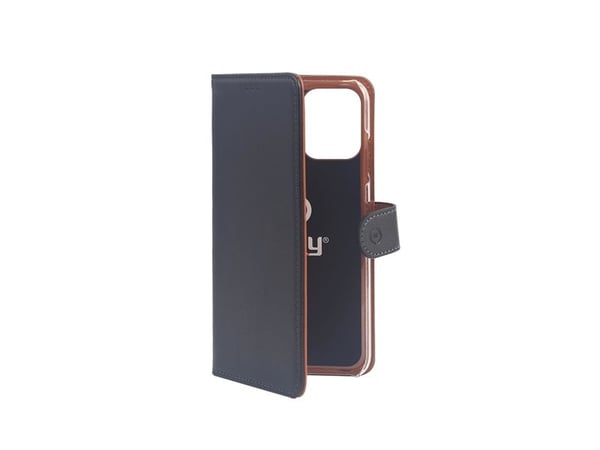Celly Wally, Folio-kotelo, Apple, iPhone 12, 15,5 cm (6.1"), Musta, Ruskea