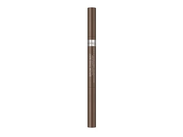 Rimmel London Brow This Way Fill & Sculpt øyenbrynsdefiner 002 Medium Brown 0,25 g
