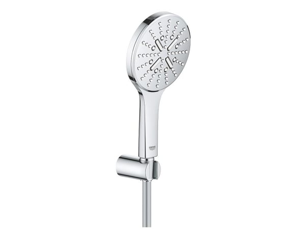 GROHE 26581000, Håndholdt dusjhode, Krom, Krom, Silikon, Vegg, 9,5 l/min, Tyskland