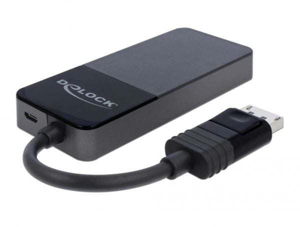 Delock DisplayPort 1.4 Splitter 1 x DisplayPort to 3 x HDMI MST - Video/lyd-splitter - 3 x HDMI - stasjonær