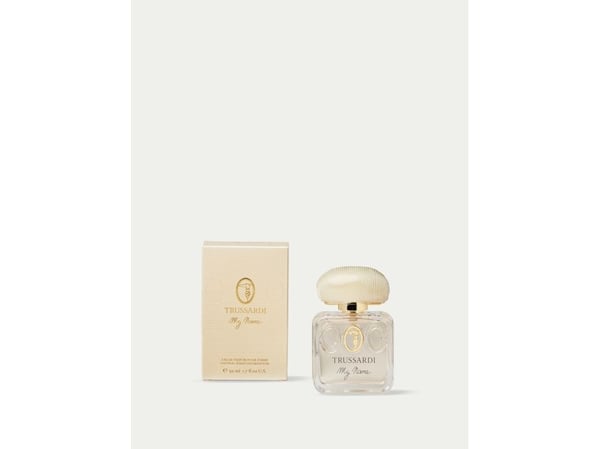 Trussardi My Name, Kvinner, 50 ml, Flaske uten gjenfyll, Heliotrope (plante), Violet, White lilac, Musc Parfyme , menn, Vanilje, Ambroxide