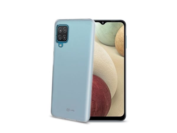 Celly Gelskin, Suojus, Samsung, Galaxy A12, 16,5 cm (6.5"), Läpinäkyvä