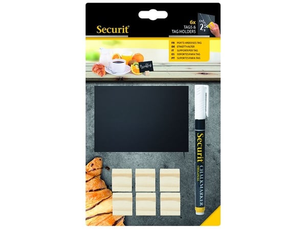 Securit TAG-HLD-TE, Tre, Plastikk, 247 mm, 150 mm, 2,8 cm, 6 stykker