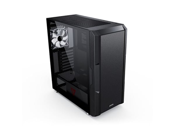 Modecom AMIRANI ARGB, Midi Tower, PC, Sort, ATX, ITX, Micro ATX, Multi, PC-kabinettvifte