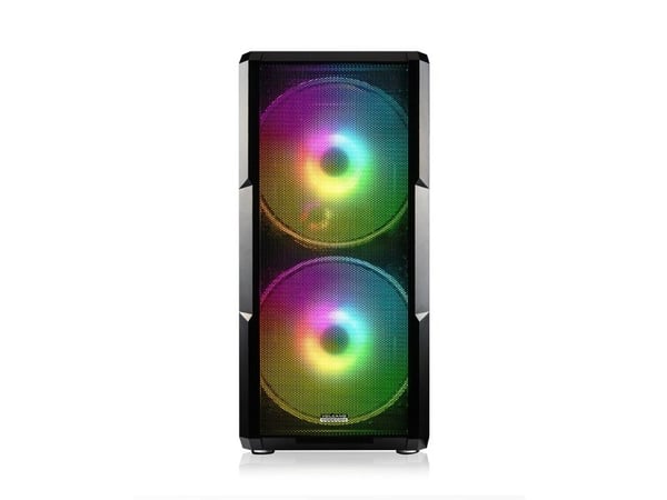 Modecom AMIRANI ARGB, Midi Tower, PC, Sort, ATX, ITX, Micro ATX, Multi, PC-kabinettvifte
