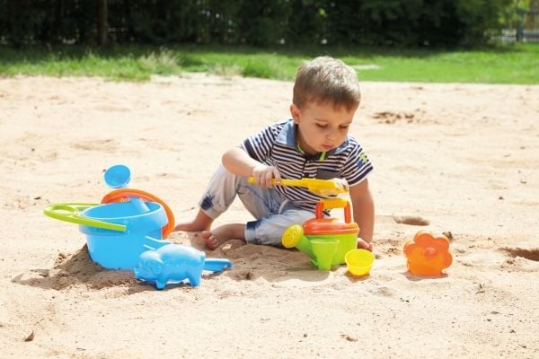 Lena Happy Sand Boys I, Sandlekesett, 1 år, Flerfarget
