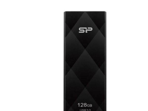SILICON POWER Blaze B20 - USB-flashstasjon - 128 GB - USB 3.0 - matt svart