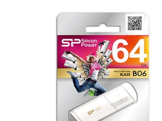 Silicon Power Blaze U06 64GB, 64 GB, USB Type-A, 3.2 Gen 1 (3.1 Gen 1), Med lokk, 9 g, Hvit