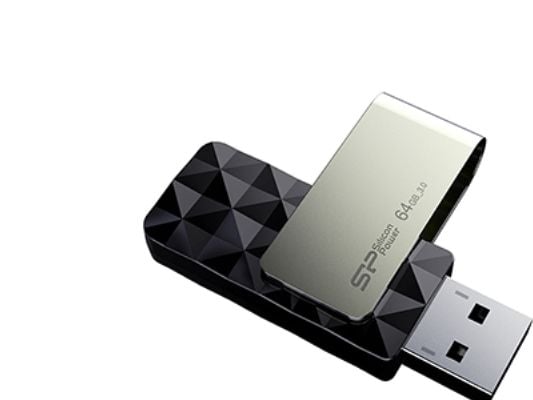 SILICON POWER Blaze B30 - USB flash-enhet - 64 GB - USB 3.0 - svart