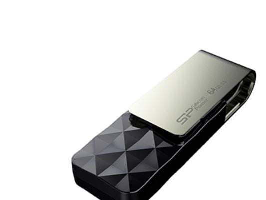 SILICON POWER Blaze B30 - USB flash-enhet - 64 GB - USB 3.0 - svart