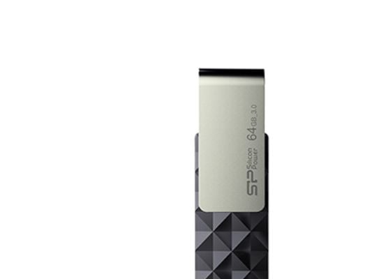 SILICON POWER Blaze B30 - USB flash-enhet - 64 GB - USB 3.0 - svart