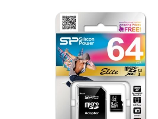 SILICON POWER Elite - Flashminnekort (microSDXC til SD-adapter inkludert) - 64 GB - Class 10 - microSDXC UHS-I