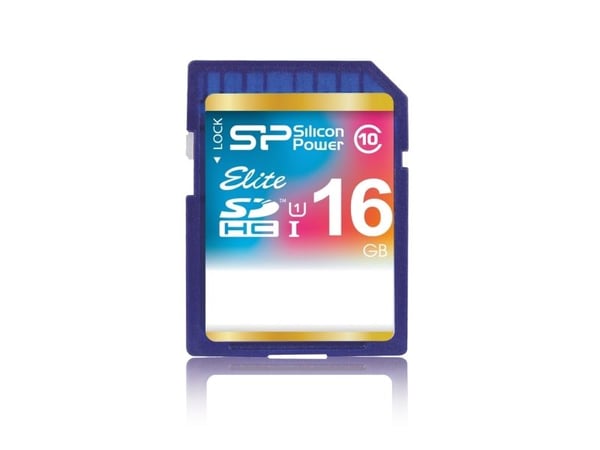 SILICON POWER Elite - Flash-minneskort - 16 GB - Class 10 - SDHC UHS-I