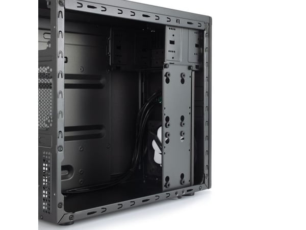 Fractal Design Core 1100 - Tower - mini ATX - ingen strømforsyning (ATX12V) - svart - USB/lyd