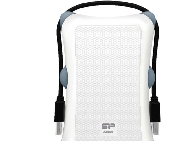 SILICON POWER Armor A30 - Harddisk - 1 TB - ekstern (bærbar) - 2.5" - USB 3.0 - hvit