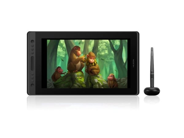 HUION Kamvas Pro 16, Ledningsført, 5080 lpi, 344,16 x 193,59 mm, USB, 1 cm, 39,6 cm (15.6")