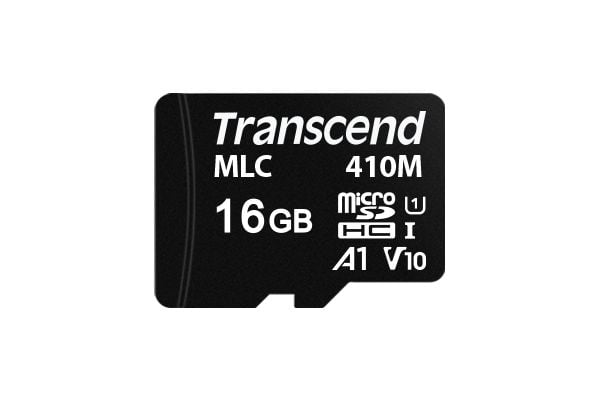 Transcend 410M, 16 GB, MicroSDHC, Klasse 10, MLC, 95 MB/s, 30 MB/s