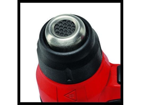 Einhell TE-HA 18 Li, Varmluftspistol, Sort, Rød, 200 l/min, 550 °C, 200 l/min, 350 °C