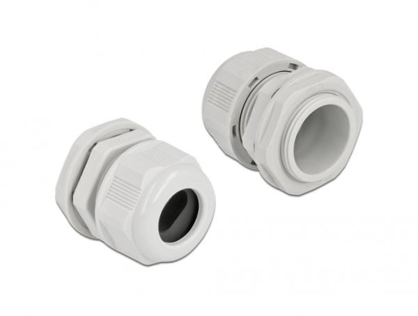 DeLOCK 60388, Harmaa, Muovi, 2 kpl, PG21, 1,5 cm, IP68