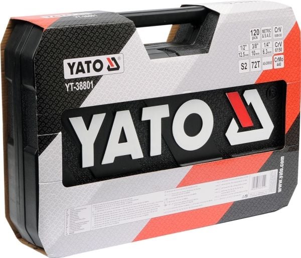 Yato YT-38801, Kromvanadiumstål, 9,75 kg, 120 verktøy
