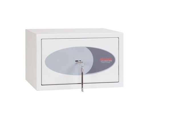 Phoenix Safe Co. Fortress II SS1181K, Frittstående safe, 8 l, Hvit, Flat nøkkel, Stål, 350 mm