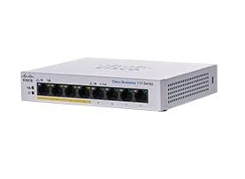 Cisco CBS110-8PP-D, Hallitsematon, L2, Gigabit Ethernet (10/100/1000), Täysin kaksipuolinen, Power over Ethernet -tuki