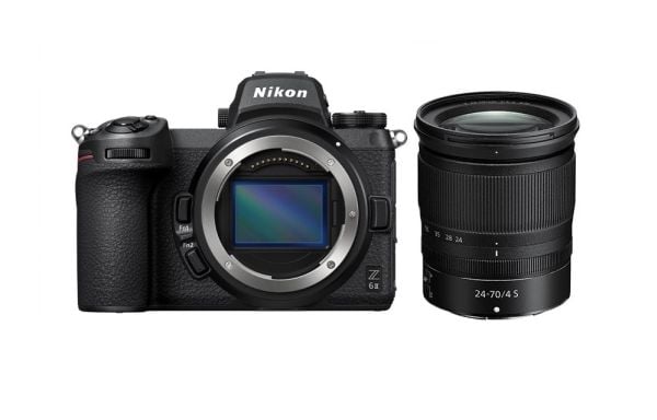 Nikon Z 6II, 24,5 MP, 6048 x 4024 piksler, CMOS, 4K Ultra HD, Berøringsskjerm, Sort