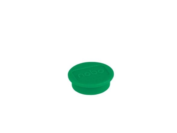 Nobo Whiteboard magneter 13 mm, pakke med 10 stk., Whiteboard-magnet, Grønn, 13 mm, 65 mm, 15 mm, 20 g