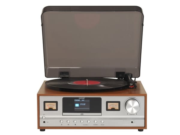 DENVER MRD-52LIGHTWOOD - Lydsystem - 2 x 5 watt - lett tre