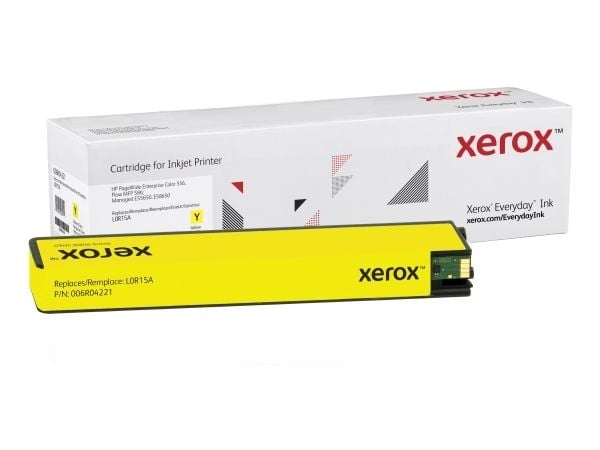 Everyday Suuri kapasiteetti Keltainen PageWide-kasetti Xeroxilta, HP L0R15A -yhteensopiva, 16000 sivua (006R04221), 16000 sivua, Keltainen, 1 kpl