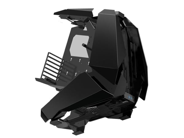 Jonsbo MOD5, PC, Sort, ATX, ITX, Micro ATX, Aluminium, Herdet glass, Spilling, Multi
