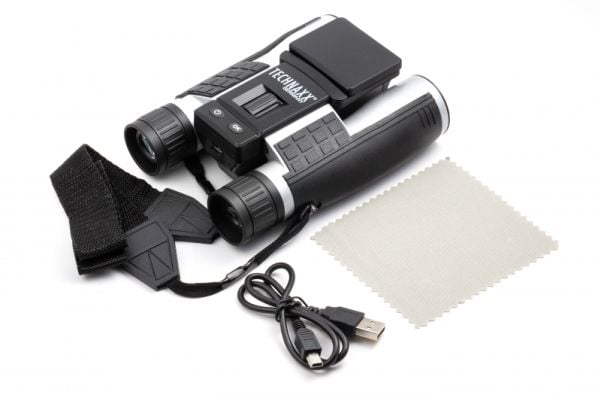Technaxx kiikarit digitaalikameralla TX-142 12x 25 mm kiikari musta/hopea 4863 (4863)