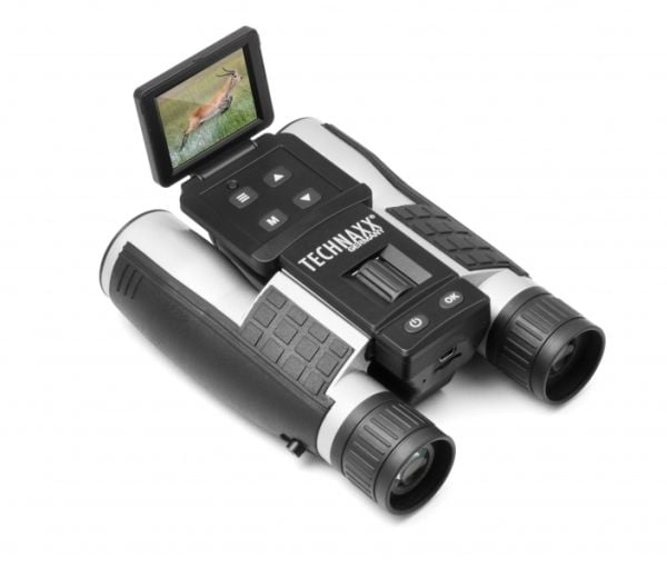 Technaxx kiikarit digitaalikameralla TX-142 12x 25 mm kiikari musta/hopea 4863 (4863)