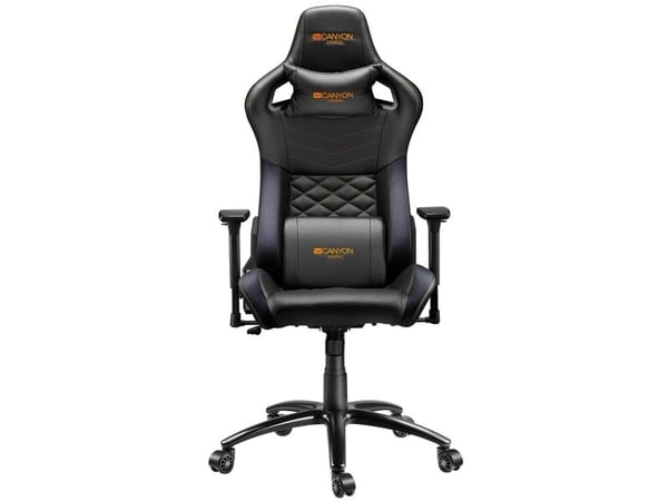Canyon Nightfall GC-7, PC-gamingstol, 150 kg, Polstret Sete, Polstret Rygg, Sort, Metall