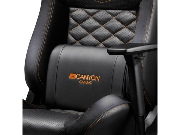 Canyon Nightfall GC-7, PC-gamingstol, 150 kg, Polstret Sete, Polstret Rygg, Sort, Metall